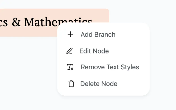 Right click for options